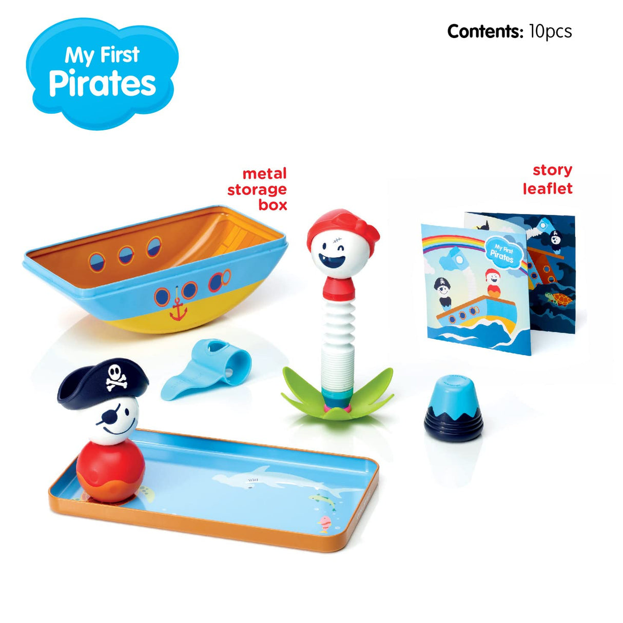 SmartMax My First Pirates Magnetic Building Play Set for Ages 1-5