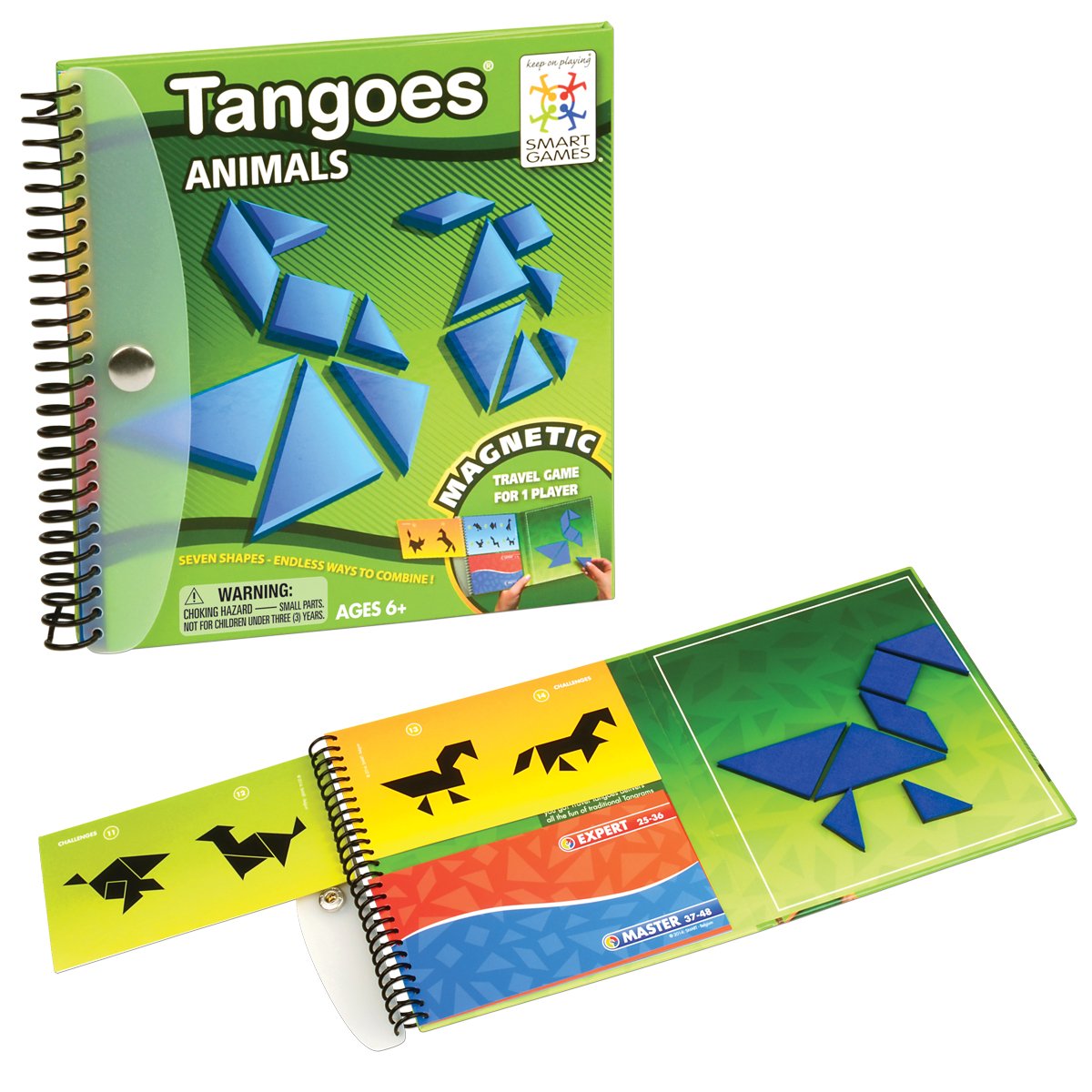 Tangoes Animals Magnetic Travel Game for Ages 6+