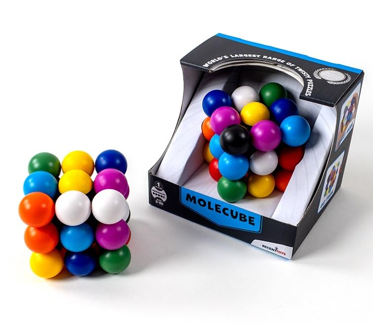 Meffert's Molecube - The Original Cube Puzzle from Recent Toys - Travel Friendly Fun for Ages 9+