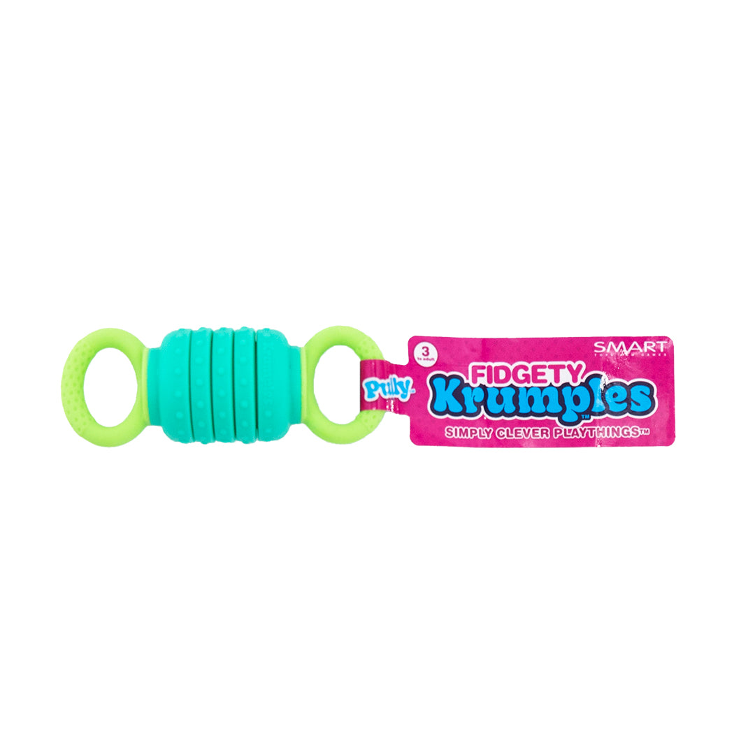 Krumples Fidget Pullys - 6 PACK - Finger Size Fidget Fun for Ages 1+ Made from Food Grade Silicone!