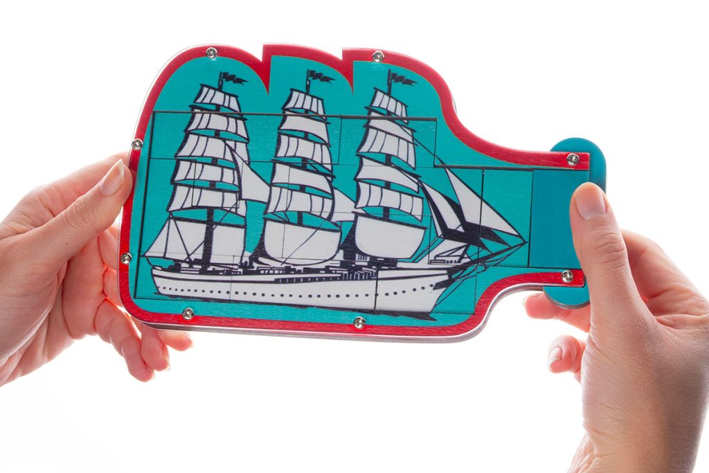 Constantin Ship in a Bottle Puzzle Brainteaser from Recent Toys - an Assemble The Ship Challenge for Ages 14+