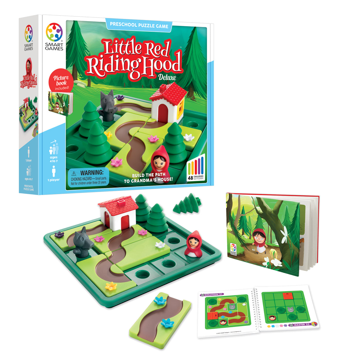 Little Red Riding Hood Preschool Puzzle Game for Ages 4+