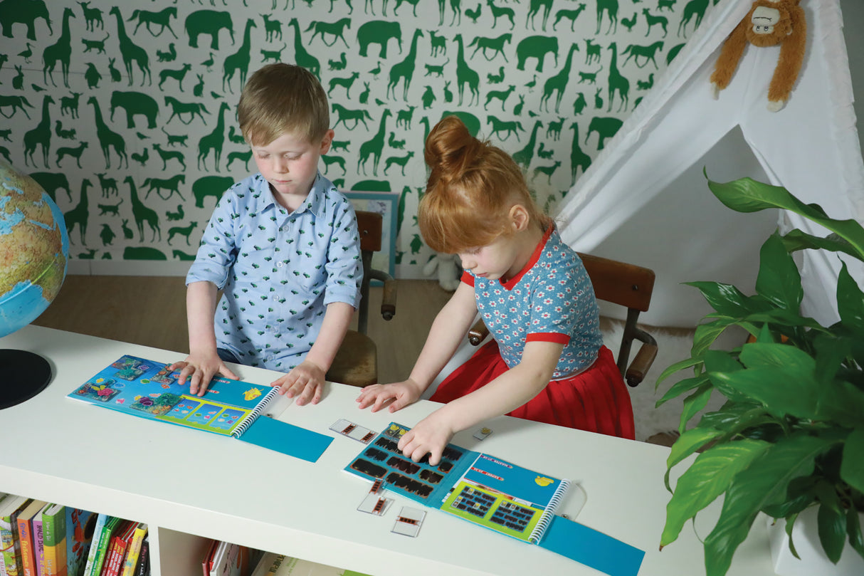 Coral Reef Magnetic Travel Game in Metal Box with 48 Challenges for Ages 4+