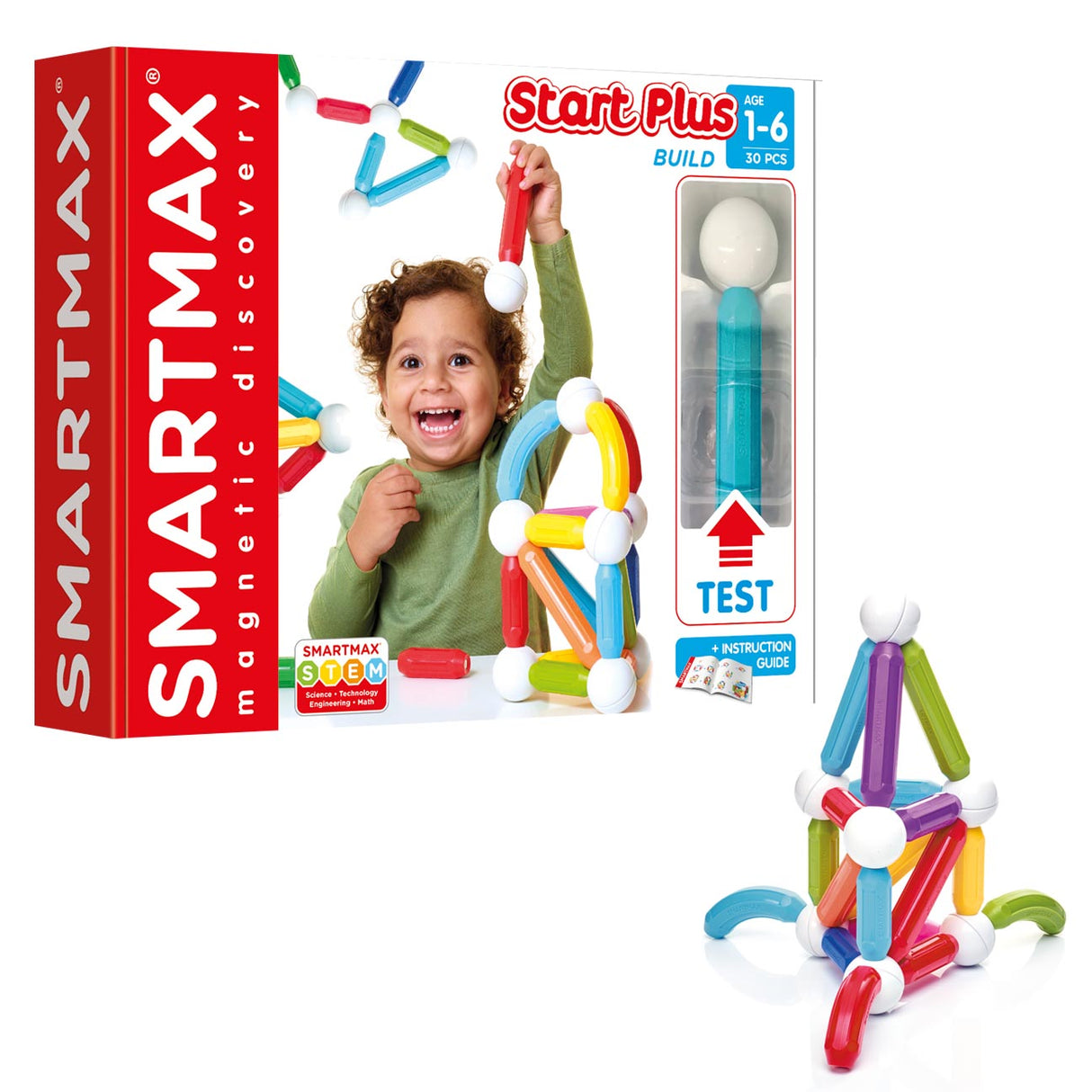SmartMax Start 30-piece Magnetic STEM Building Set Ages 3+